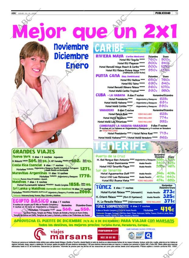 ABC SEVILLA 19-11-2009 página 51