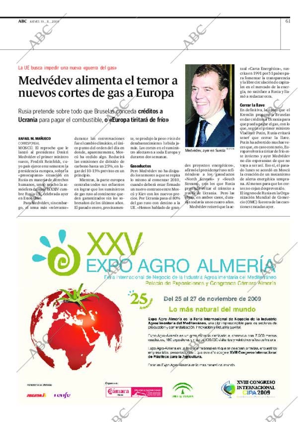 ABC SEVILLA 19-11-2009 página 61