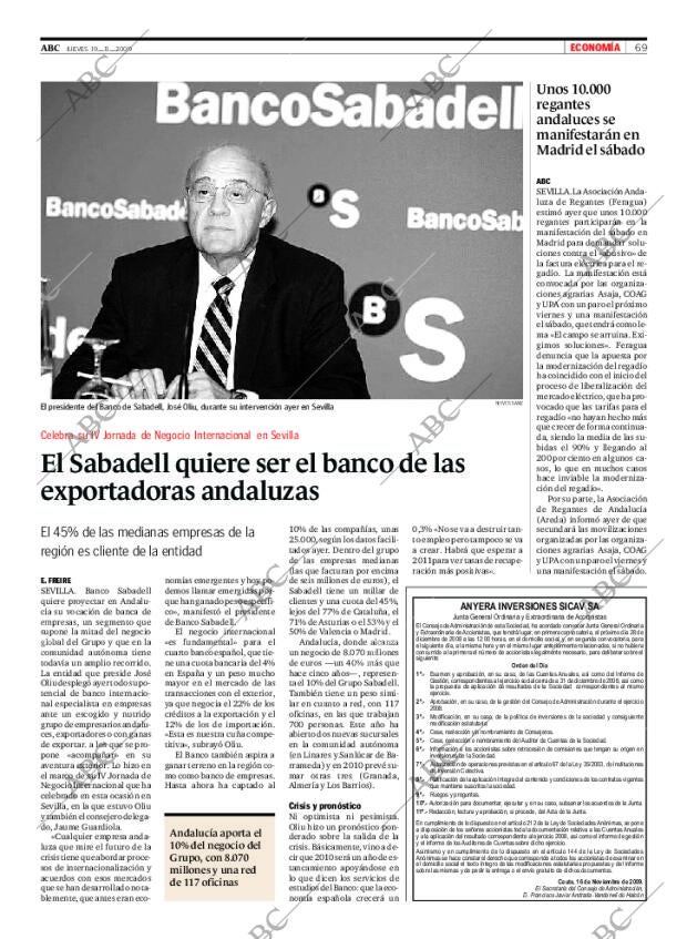 ABC SEVILLA 19-11-2009 página 69