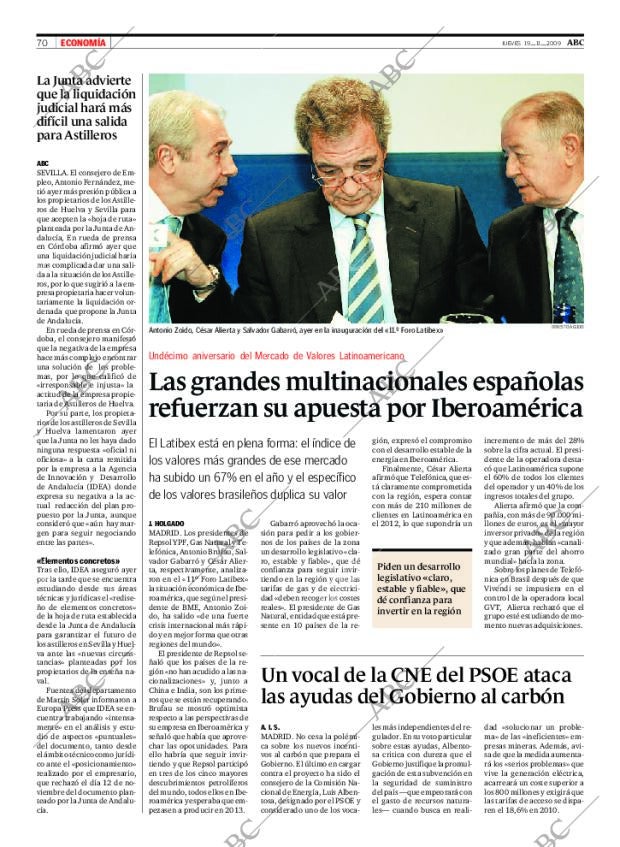 ABC SEVILLA 19-11-2009 página 70