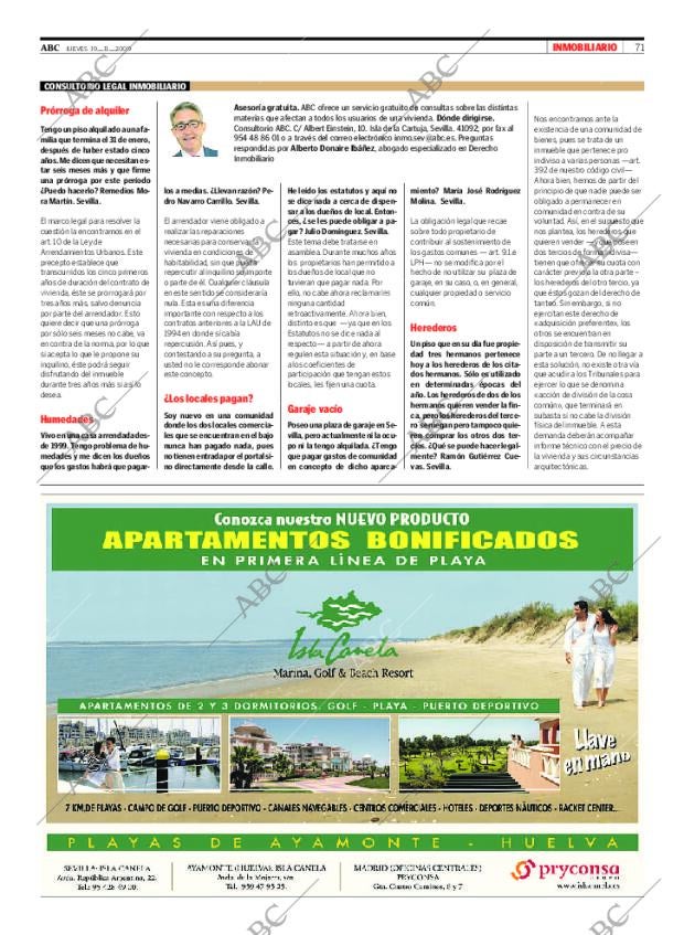 ABC SEVILLA 19-11-2009 página 71