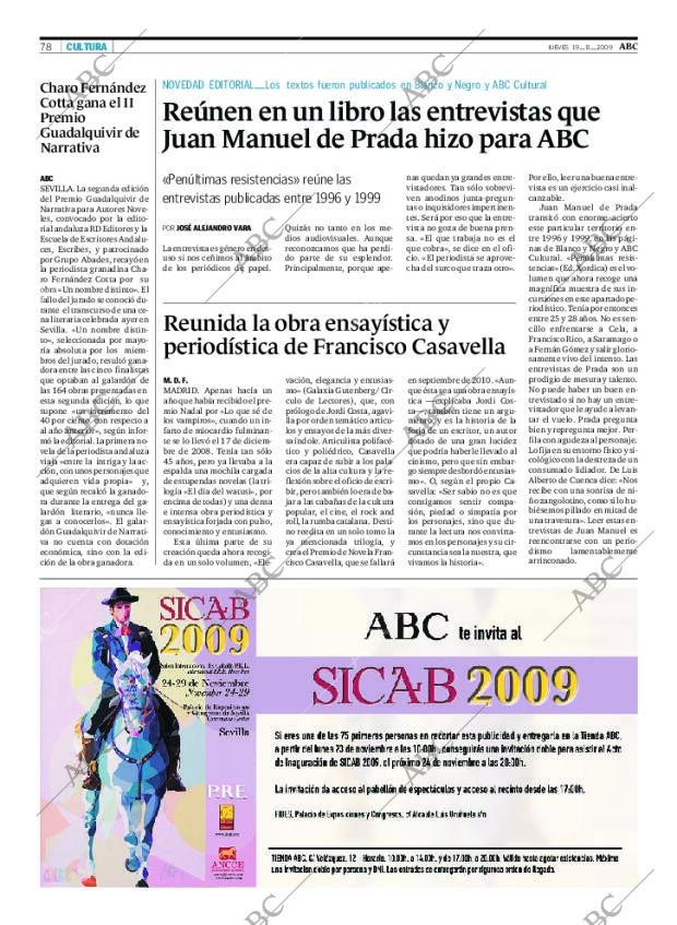 ABC SEVILLA 19-11-2009 página 78
