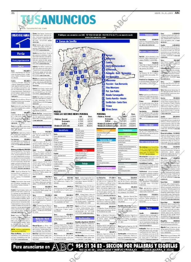 ABC SEVILLA 19-11-2009 página 86