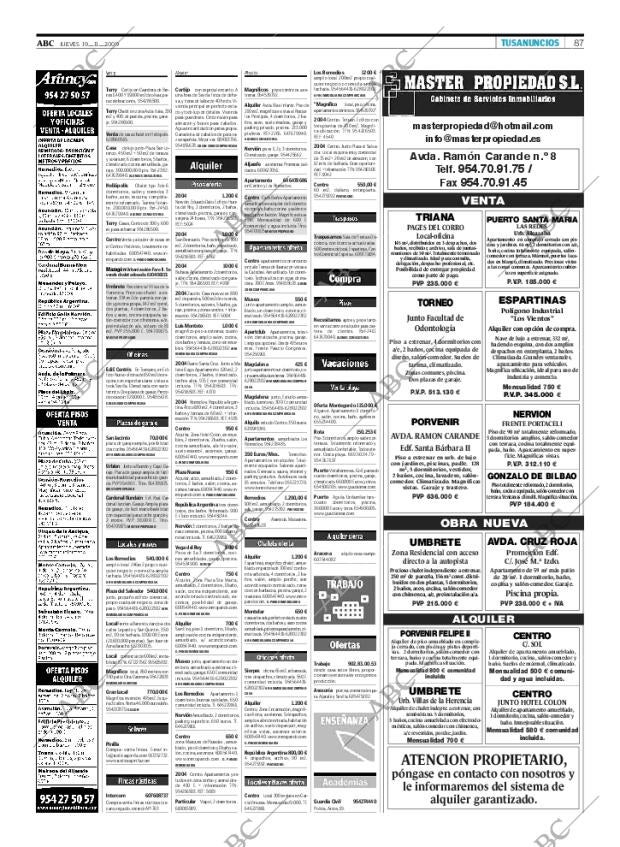 ABC SEVILLA 19-11-2009 página 87