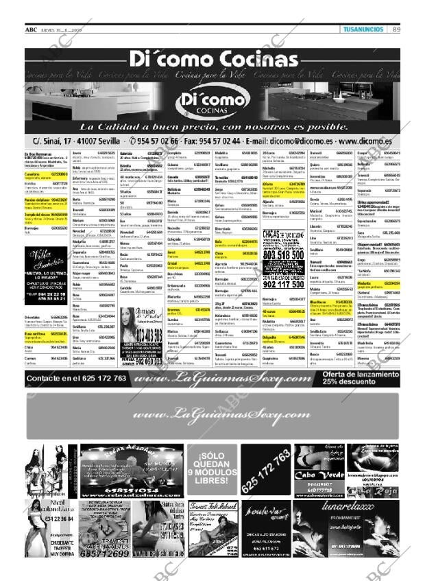 ABC SEVILLA 19-11-2009 página 89