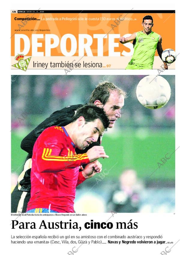 ABC SEVILLA 19-11-2009 página 91