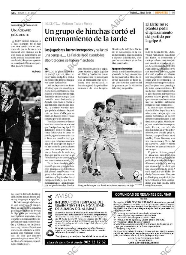 ABC SEVILLA 19-11-2009 página 97