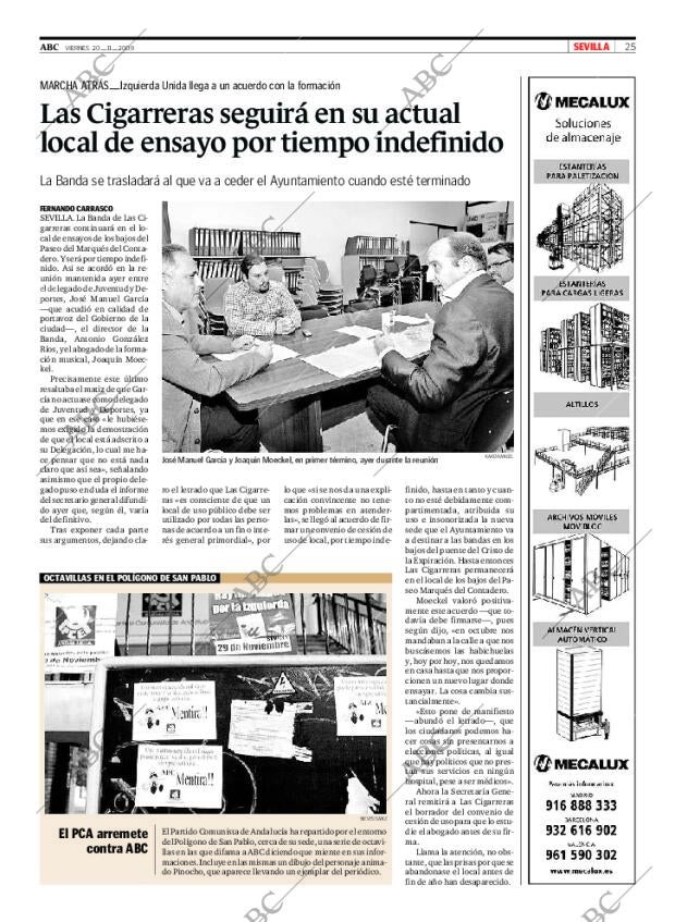 ABC SEVILLA 20-11-2009 página 25