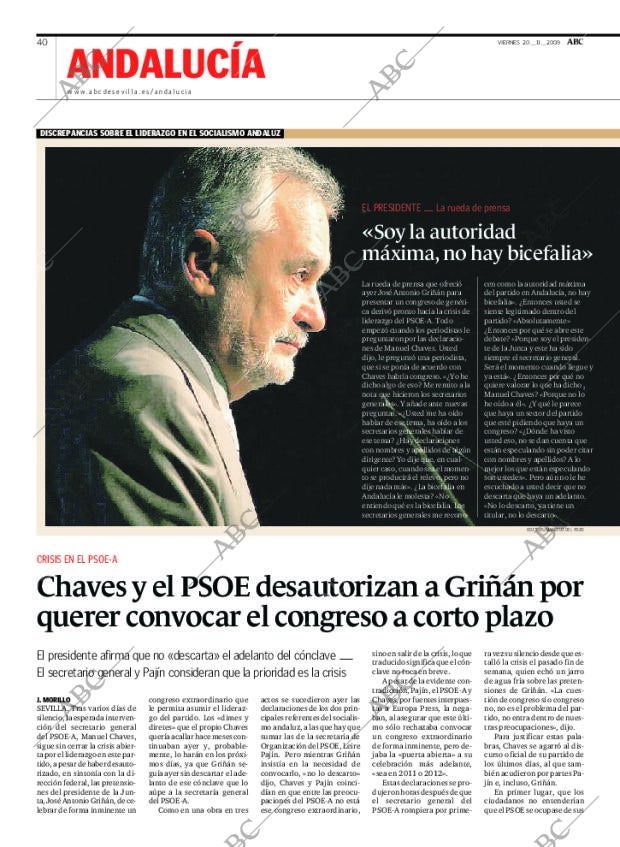 ABC SEVILLA 20-11-2009 página 40
