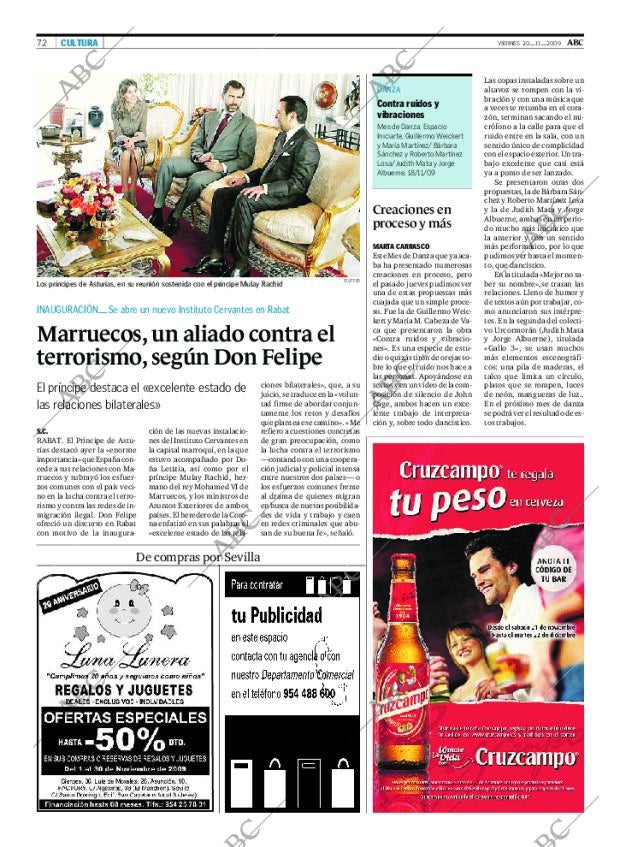 ABC SEVILLA 20-11-2009 página 72
