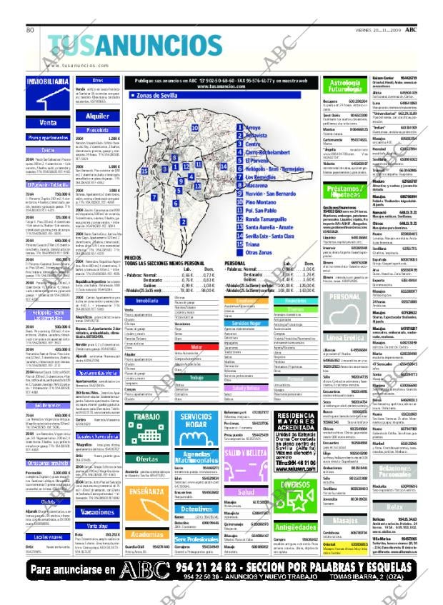 ABC SEVILLA 20-11-2009 página 80