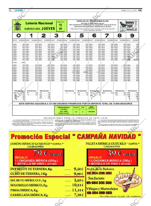 ABC SEVILLA 20-11-2009 página 82