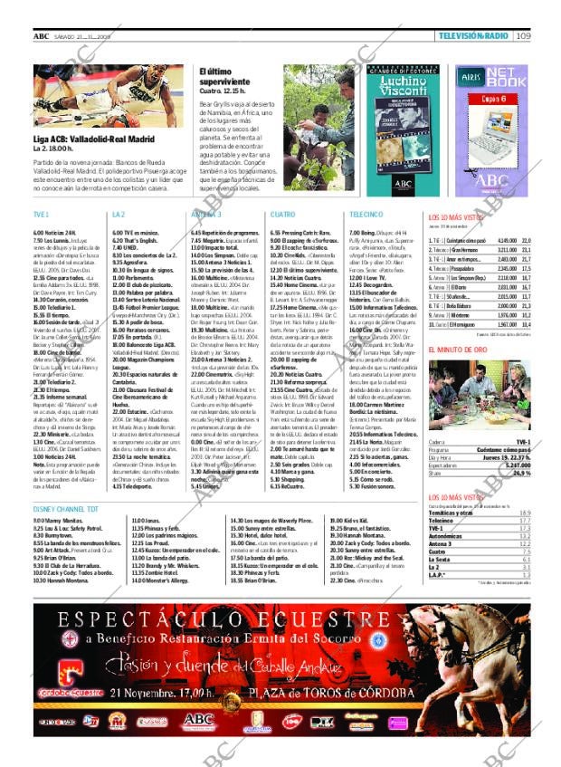 ABC CORDOBA 21-11-2009 página 109