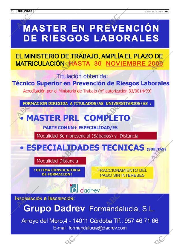 ABC CORDOBA 21-11-2009 página 52