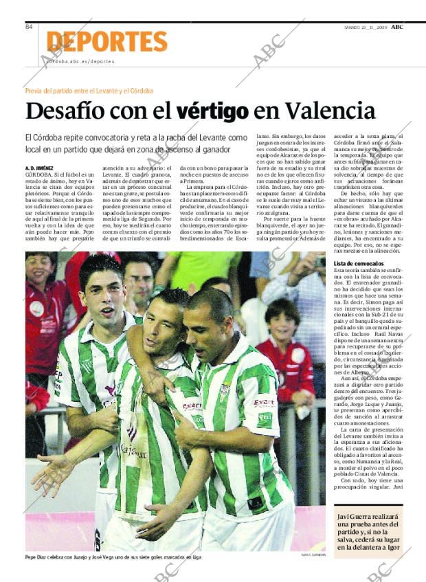 ABC CORDOBA 21-11-2009 página 84