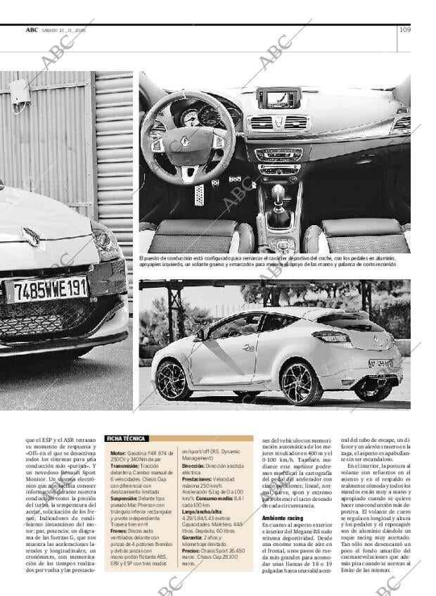 ABC SEVILLA 21-11-2009 página 109