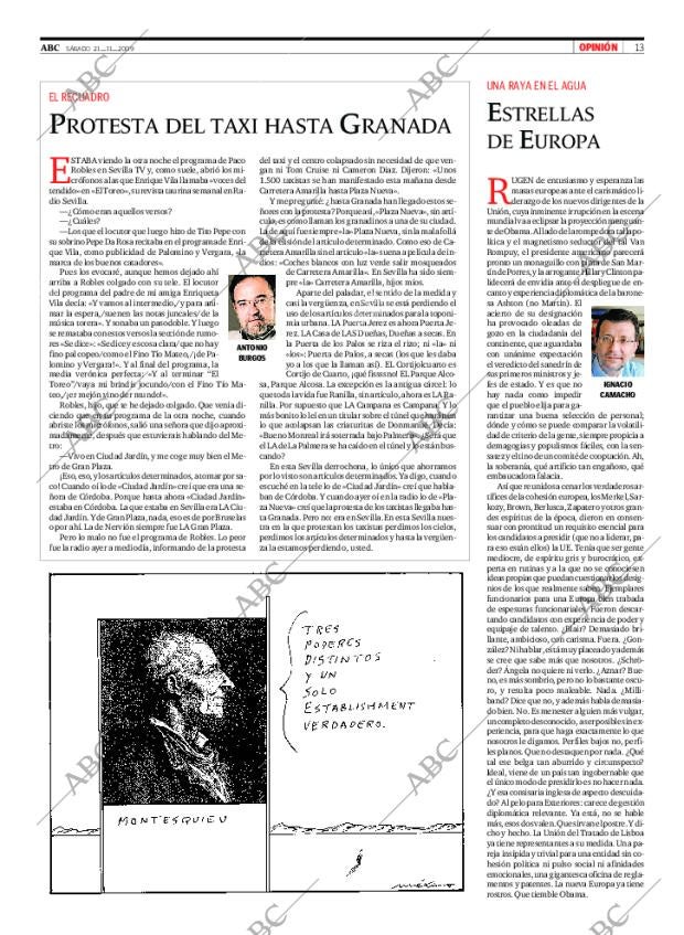 ABC SEVILLA 21-11-2009 página 13