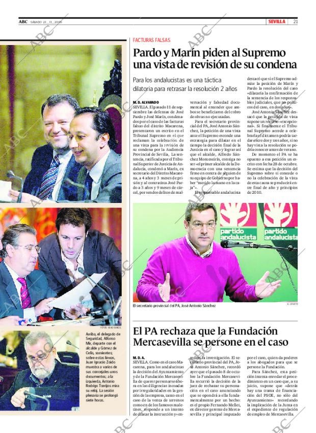 ABC SEVILLA 21-11-2009 página 21