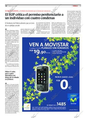 ABC SEVILLA 21-11-2009 página 25