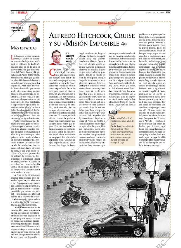 ABC SEVILLA 21-11-2009 página 28