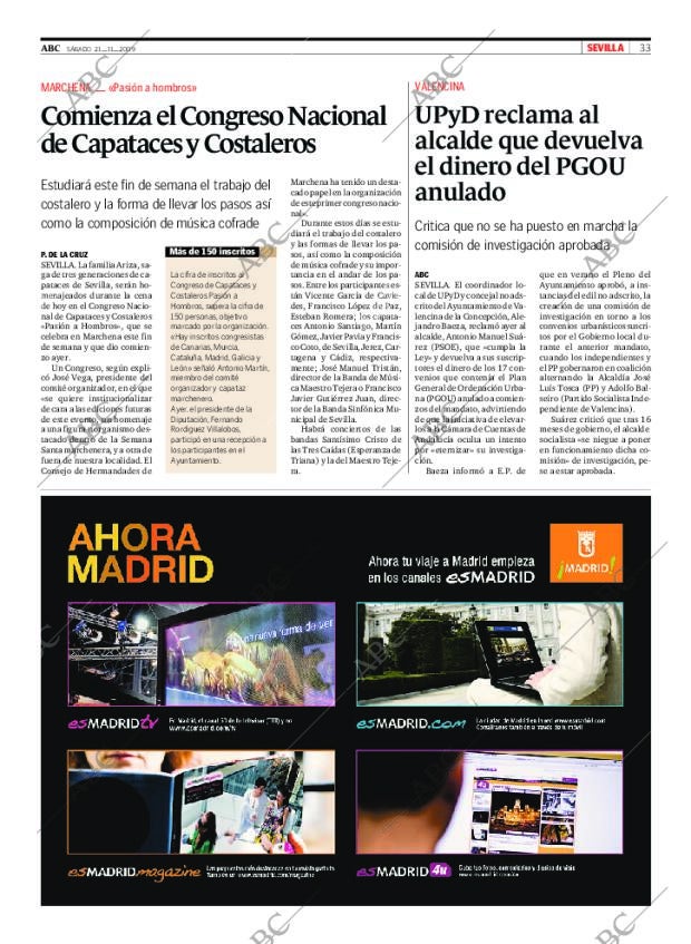 ABC SEVILLA 21-11-2009 página 33
