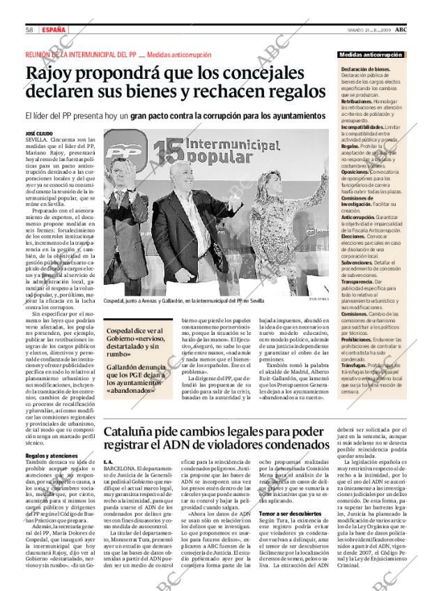 ABC SEVILLA 21-11-2009 página 58
