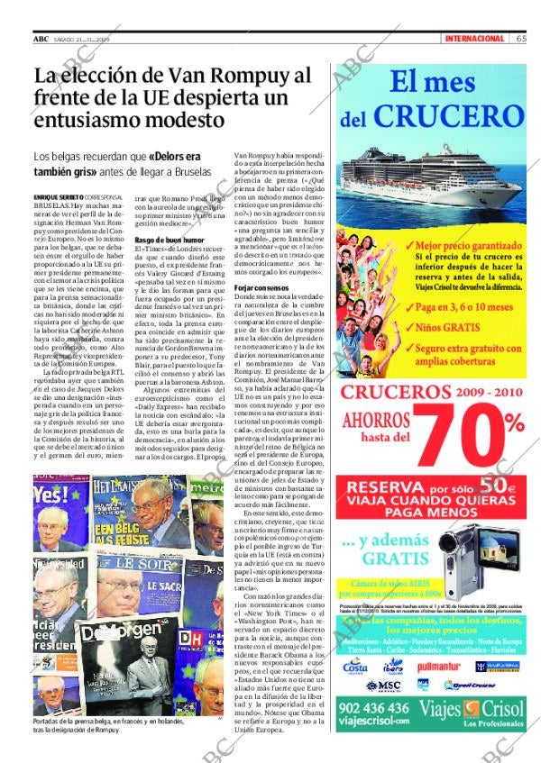 ABC SEVILLA 21-11-2009 página 65