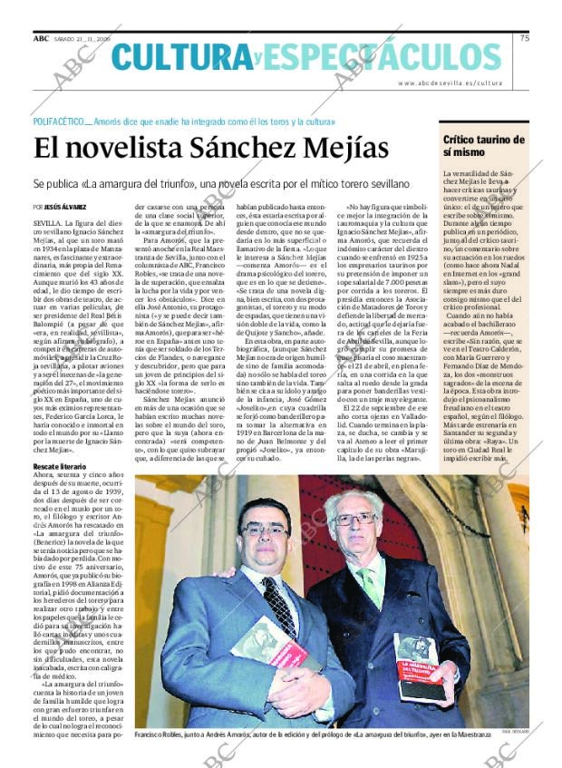 ABC SEVILLA 21-11-2009 página 75
