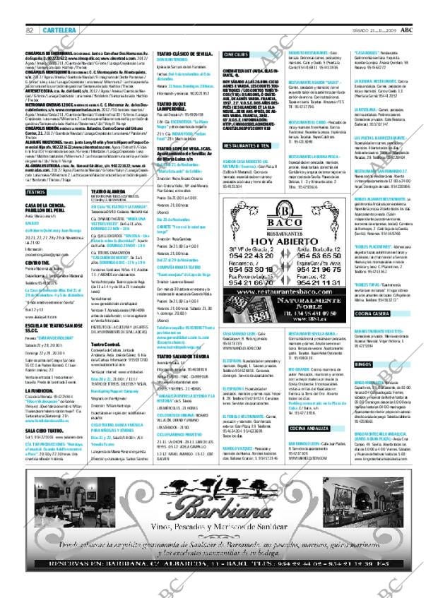 ABC SEVILLA 21-11-2009 página 82