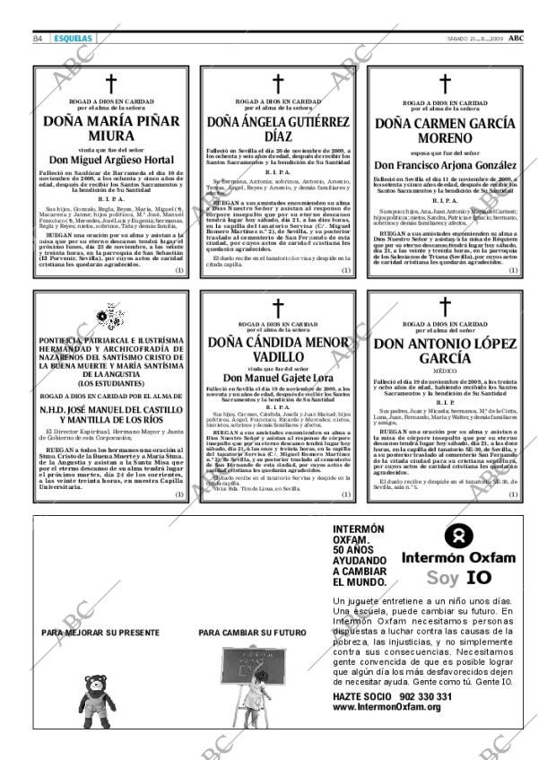 ABC SEVILLA 21-11-2009 página 84