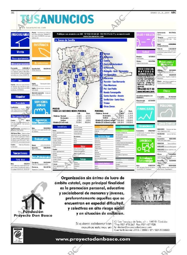 ABC SEVILLA 21-11-2009 página 86