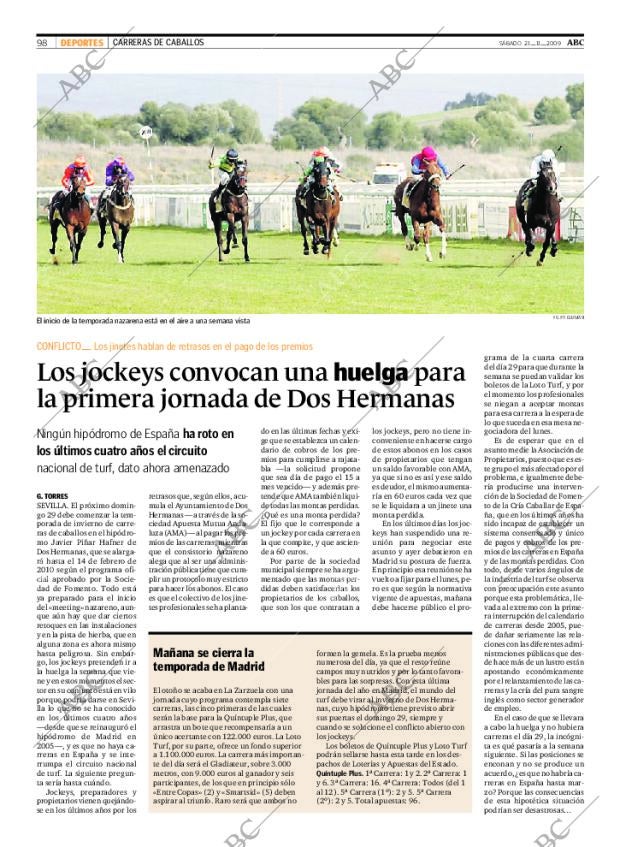 ABC SEVILLA 21-11-2009 página 98