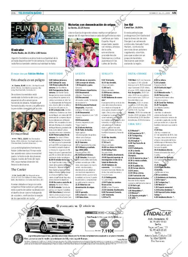 ABC SEVILLA 22-11-2009 página 108
