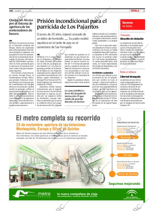 ABC SEVILLA 22-11-2009 página 33
