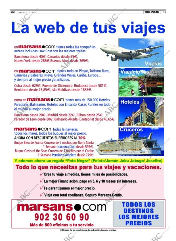 ABC SEVILLA 22-11-2009 página 41