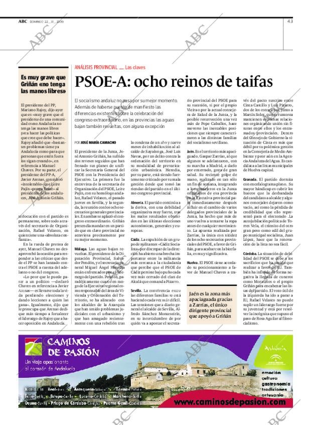 ABC SEVILLA 22-11-2009 página 45