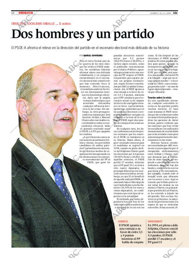 ABC SEVILLA 22-11-2009 página 46