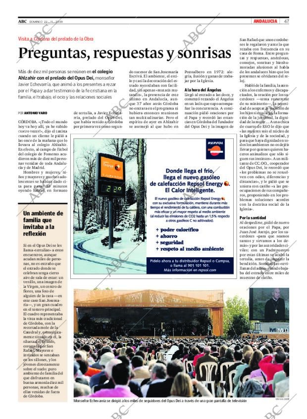 ABC SEVILLA 22-11-2009 página 49