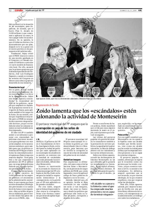ABC SEVILLA 22-11-2009 página 54