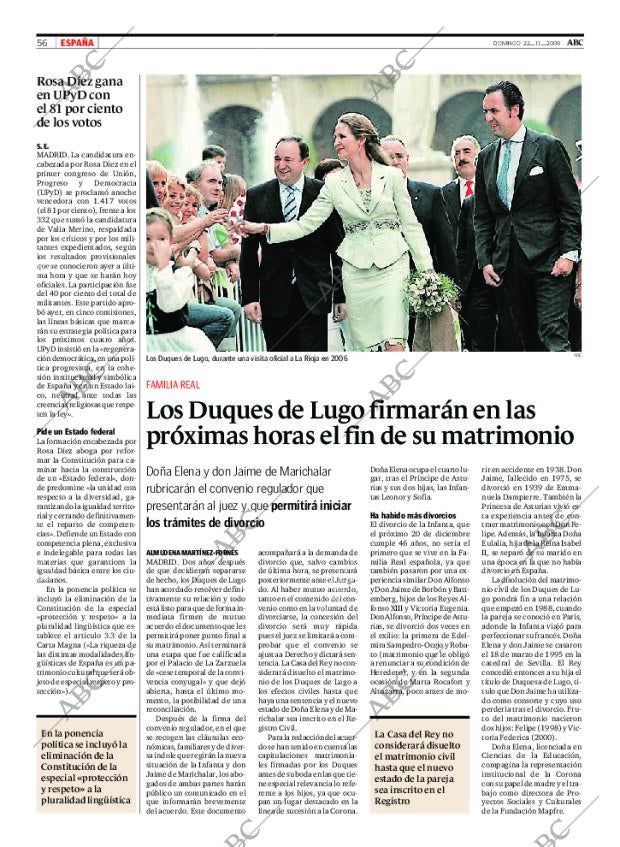 ABC SEVILLA 22-11-2009 página 58