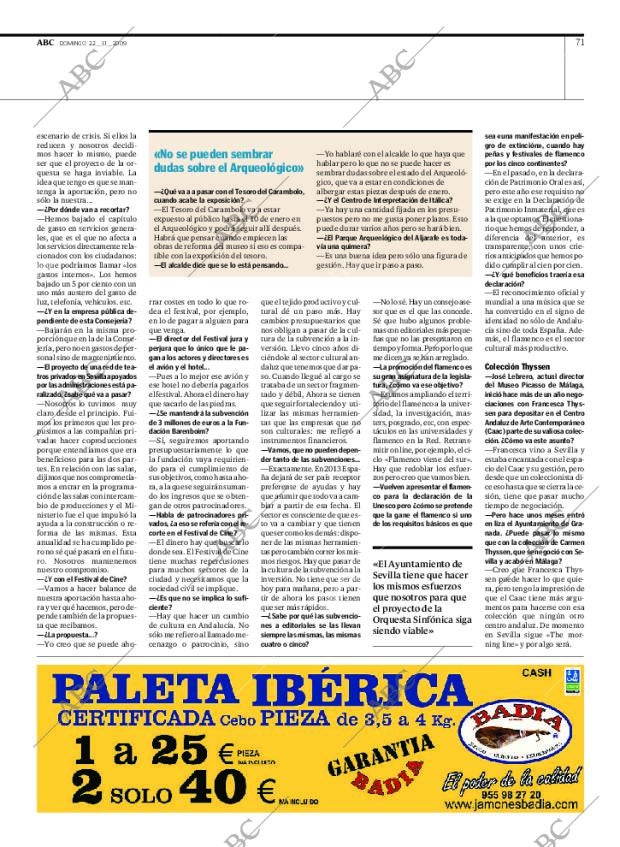 ABC SEVILLA 22-11-2009 página 73