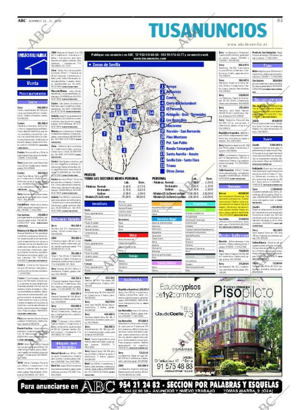 ABC SEVILLA 22-11-2009 página 85