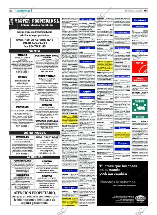 ABC SEVILLA 22-11-2009 página 86