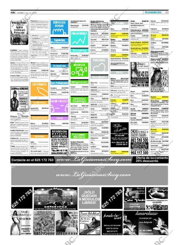 ABC SEVILLA 22-11-2009 página 87