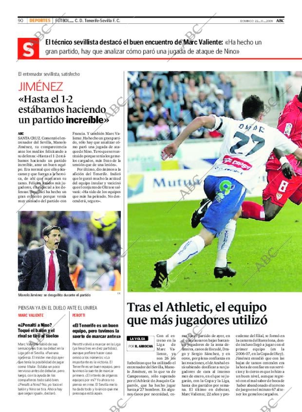 ABC SEVILLA 22-11-2009 página 92