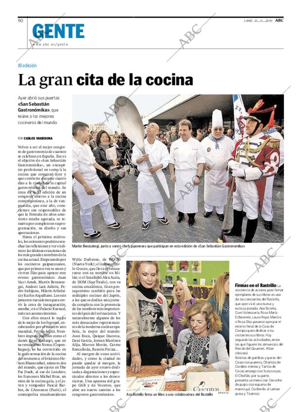 ABC MADRID 23-11-2009 página 90