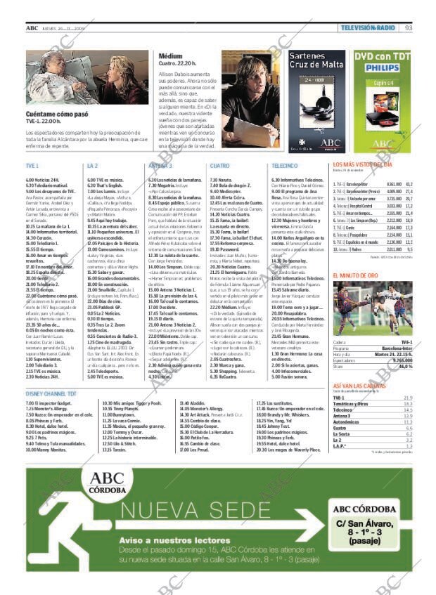 ABC CORDOBA 26-11-2009 página 93