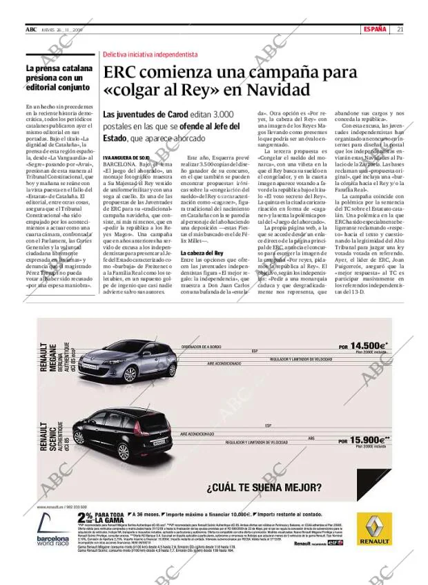 ABC MADRID 26-11-2009 página 21