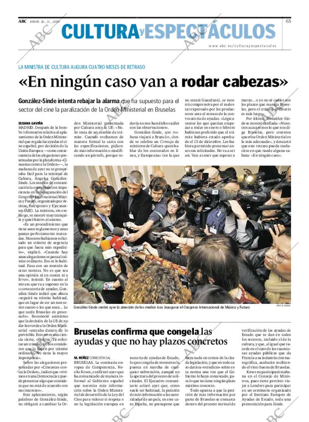 ABC MADRID 26-11-2009 página 65