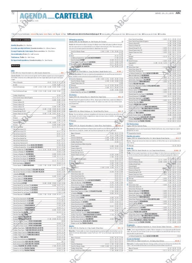 ABC MADRID 26-11-2009 página 72